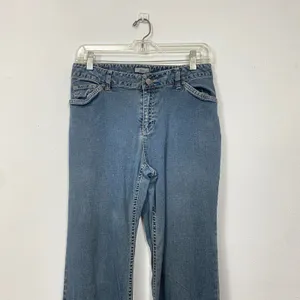 J.Jill womens petite size 6P straight leg blue jeans y2k‎ thumbnail 3