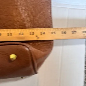 Vintage Tuscany Leather Tan Tote Bag Handbag Purse Classic thumbnail 12