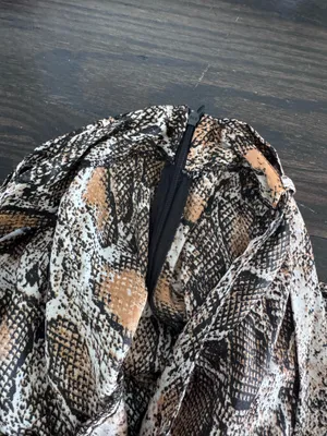 ZARA Snake Print Skirt thumbnail 8