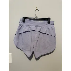 Apana Womens Lavender Purple Active Running Shorts Size Medium Built-in Liner thumbnail 2