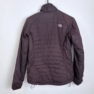 The North Face Puffer Jacket Purple Quilted Full Zip Small thumbnail 2