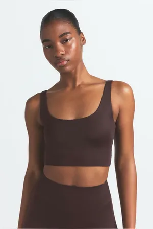 Nike x Skims SCOOP NECK BRA TOP in phoenix womens size large NWT thumbnail 1