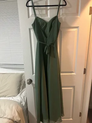 Azazie Olive Formal Dress thumbnail 2