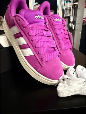 Adidas Grand Court Alpha Magenta Suede Sneakers Women’s 7.5 NWT thumbnail 4