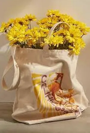 Free People California Canvas Large Tote Bag thumbnail 1