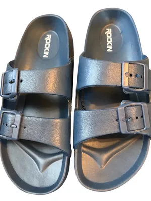 Rockin Double Buckle Women’s Slide Sandals NWOT Size 38 (US Size 6) thumbnail 1