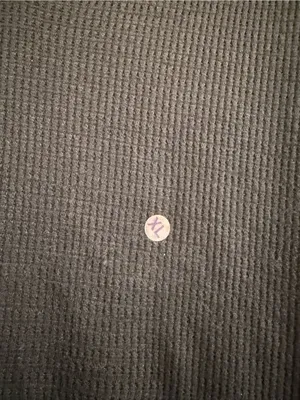 American Eagle Outfitters AE Black Long-Sleeve Waffle Plush Tee Shirt - size XL thumbnail 2