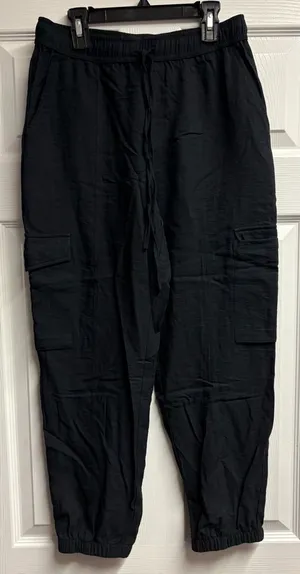 NWOT Sanctuary Linen Blend Cargo Joggers Size Small thumbnail 1