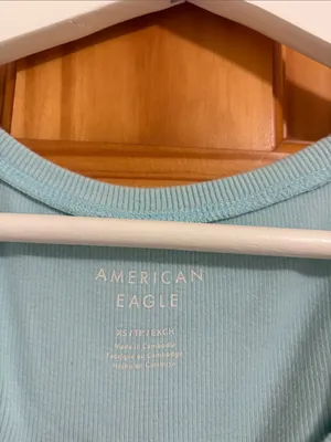 American Eagle Size XS Ribbed Light Blue Tank Top thumbnail 2