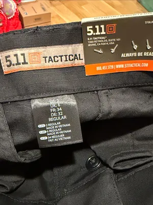 5.11 Tactical ripstop TDU Black‎ Cargo Pants 2 NWT thumbnail 5