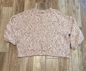 POL Chunky Crewneck Knit Sweater thumbnail 1