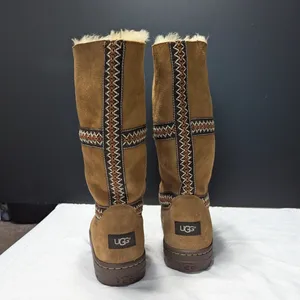 UGG Sundance Revival Shearling Boots Sheepskin Chestnut Tan Womens 7 Winter Cozy thumbnail 3