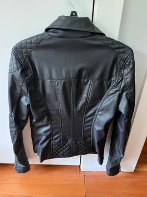 Celebrity Pink Leather Jacket  thumbnail 3