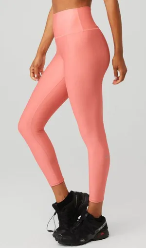 Alo 7/8 High-Waist Airlift Leggings Strawberry Lemonade Hi-Rise Tights Skinny S thumbnail 1