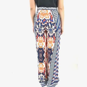 Jealous Tomato Boho Print Wide Leg High Rise Pants Womens Sz S Festival Tribal Aztec Patchwork thumbnail 5