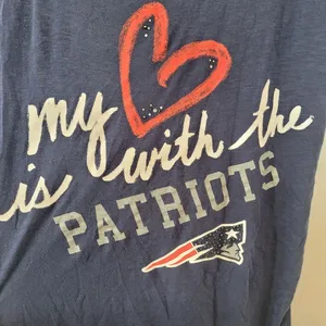 NFL Patriots Jersey Shirt Women's Maternity Football Size Small thumbnail 4
