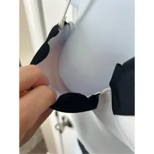 Cupshe black and white swim suit size small one piece thumbnail 2