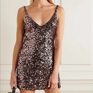 Reformation Jimmy Sparkle Mini Dress Sz‎ XS Sequined NEW thumbnail 12