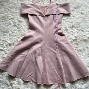 Nicholas x Dress Sadie Halter Mini in Blush Pink 0 NWT New thumbnail 10
