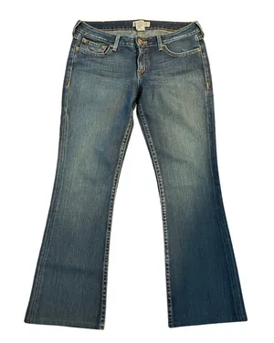 PRVCY‎ Malibu Hills Bootcut Jeans Womens 31 Blue Y2K Low Rise W50-2703T5 Flare thumbnail 1