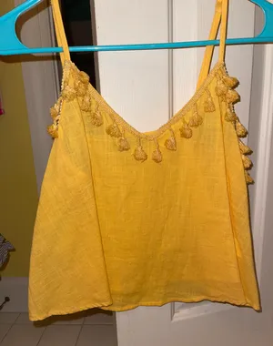 Free People Tassel Top thumbnail 1