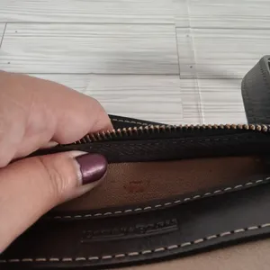 Dooney n Bourke vintage shoulder canvas leather purse black thumbnail 9