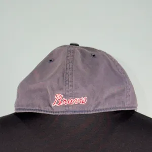The Franchise Vintage Y2K Atlanta Braves Fitted Baseball Cap Size Small thumbnail 4