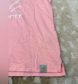 Carhartt pink white floral graphic T-shirt women’s size small thumbnail 3