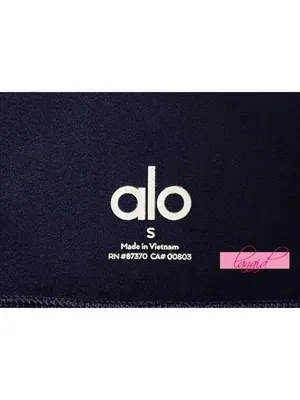 Alo 7/8 High-Waist Airlift Leggings Navy Hi-Rise Waisted Tights Skinny Pants S thumbnail 7