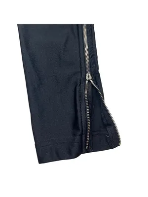 American Apparel Black Leggings With Side Zippers Stretchy Medium 23c thumbnail 3