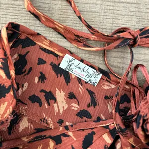 intimately free people hang on halter natural combo mini dress thumbnail 4