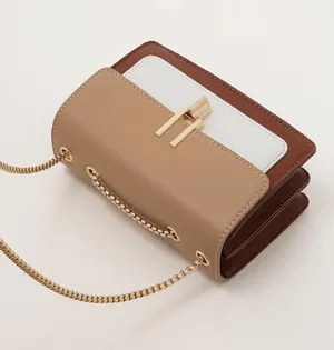 Amazon Color-Block Crossbody Bags for Women Leather Cross Body Purses Cute Designer Handbags Shoulder Bag Medium Size thumbnail 3