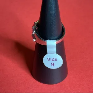 Bomb Party RBP7752 “Delight Me” Lab Created Ruby on Rhodium Size 9 Ring NWT thumbnail 3