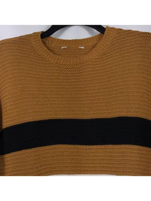 Trailblazer Brown Stripe Knit Sweater S 4-6 thumbnail 2
