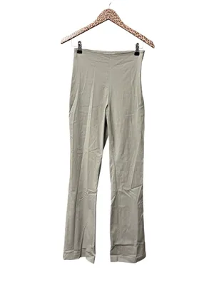 House of CB Laurel High Waisted Trousers Flared Pants Smoke Gray Grey Medium thumbnail 5