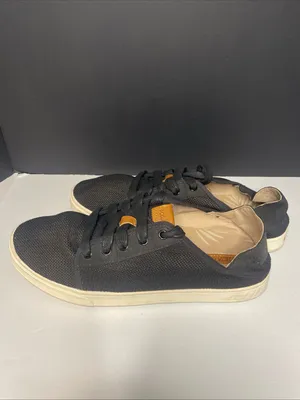 Olukai Shoes Womens 9 Pehuea Li Lace Up Low Top Sneakers Comfort Black Fabric thumbnail 5