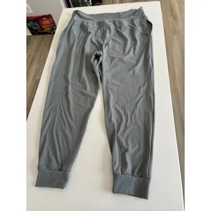 Crane Women Grey Jogger‎ Pants Elastic Waist Cuffed Ankle Athleisure XL thumbnail 5