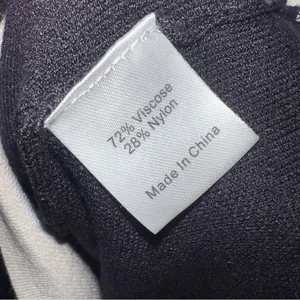 Tuckernuck Marie Dress Navy White Contrast Trim Knit Shift Mini XS thumbnail 10