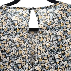NWT Abercrombie & Fitch Womens Ditsy Floral Sheer Mini Dress Size Small Feminine thumbnail 7