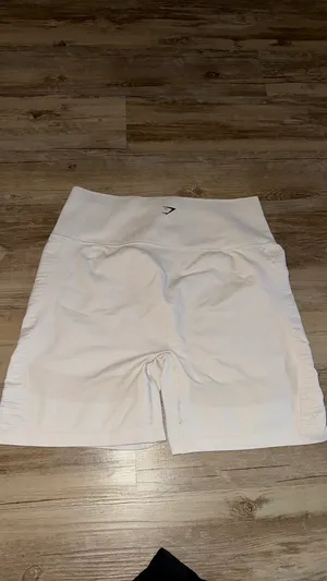 Tan Gymshark biker shorts thumbnail 3