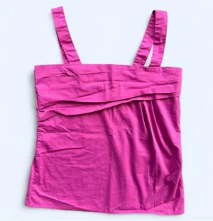New York & Company Y2K Sleeveless Top in Fuchsia Size 2 thumbnail 6