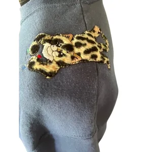 Vintage Cat Sweatshirt by Morning Sun Size Large, Embroidered Holiday Kittens thumbnail 4