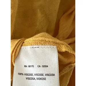 Anthropologie 4 Maeve Mustard Yellow Flowy Long Sleeve Top Sz 4‎ thumbnail 3