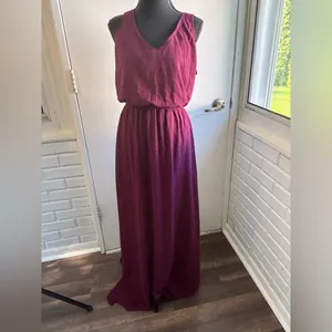 Show Me Your Mumu‎ Kendall Chiffon Maxi Dress medium wedding bridal party thumbnail 2
