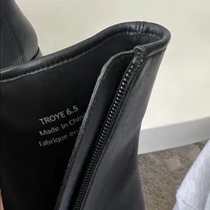 Jeffrey Campbell Troye Square Toe Soft Low Heel Boot Bootie Black Size 6.5 $150 thumbnail 8