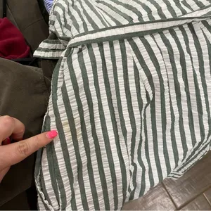 Anthropologie | Cartonnier Striped Romper Tie Waist thumbnail 4