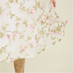 Arula Aria Floral White Pink Appliqué Dress NWT A 1X thumbnail 5