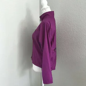 Sugoi Womens Purple Long Sleeves Full Zip Mock Neck Windbreaker Jacket Size S thumbnail 3