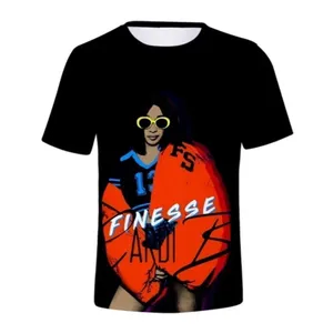 Unisex Women’s Men’s Cardi-B Finesse Black Short Sleeve T-Shirt Size M NEW thumbnail 11