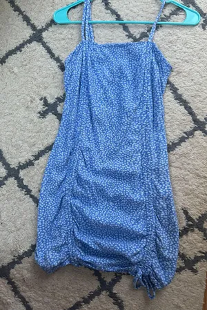 Summer Floral Dress Blue thumbnail 1